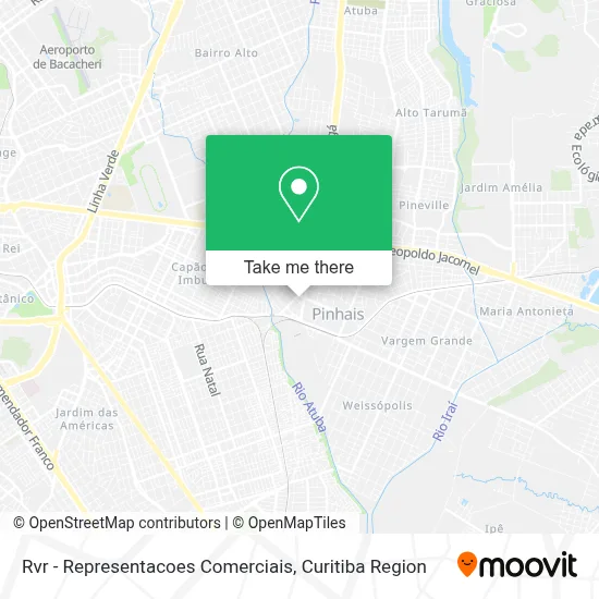 Rvr - Representacoes Comerciais map
