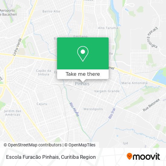 Escola Furacão Pinhais map