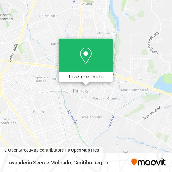 Lavanderia Seco e Molhado map