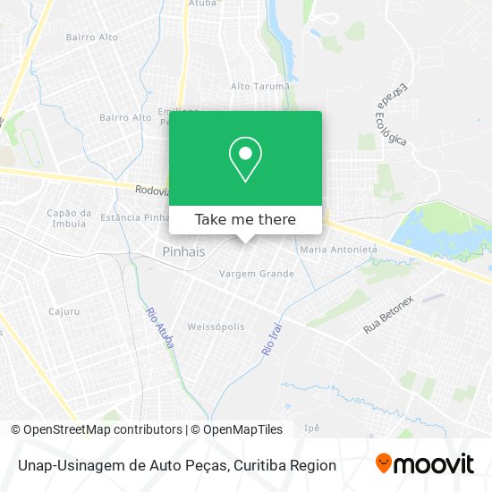 Unap-Usinagem de Auto Peças map