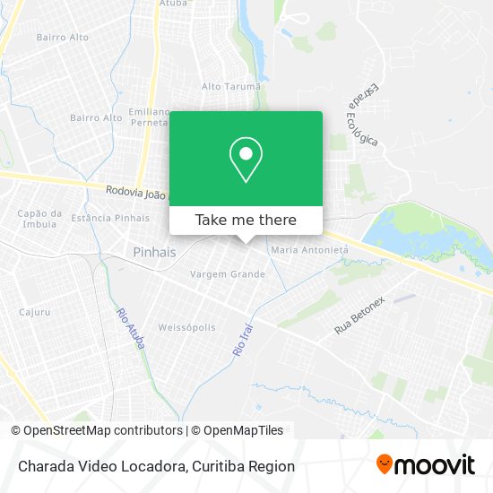 Charada Video Locadora map