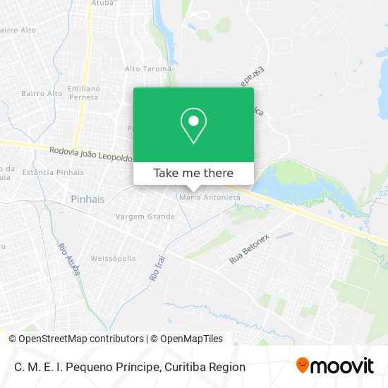 C. M. E. I. Pequeno Príncipe map