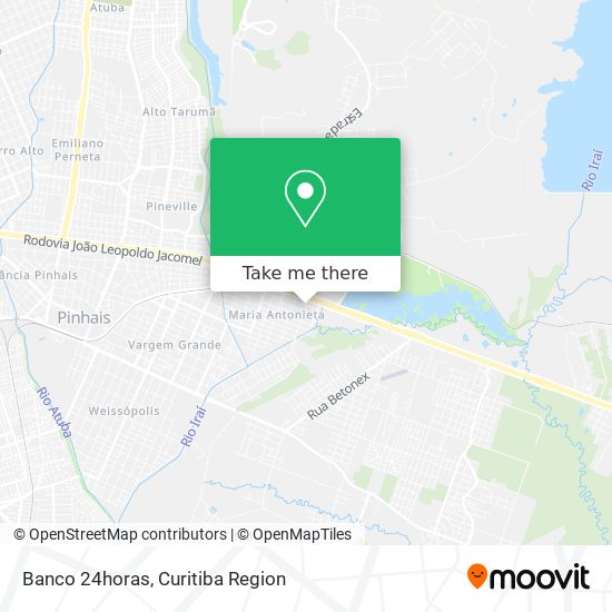 Banco 24horas map