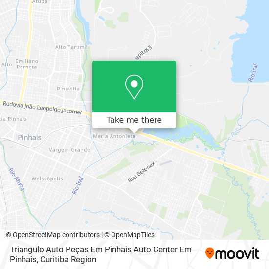 Triangulo Auto Peças Em Pinhais Auto Center Em Pinhais map