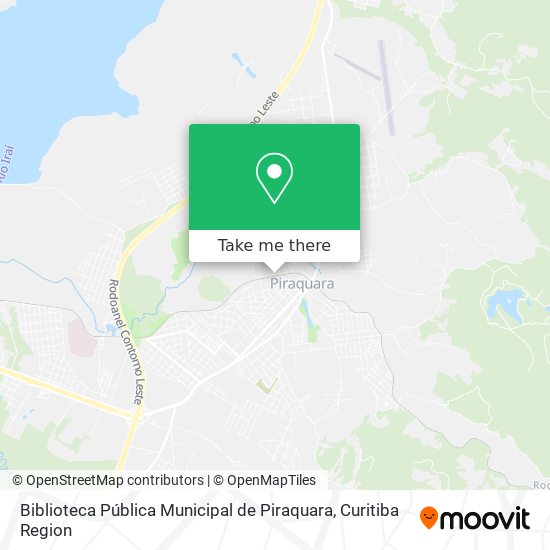 Biblioteca Pública Municipal de Piraquara map