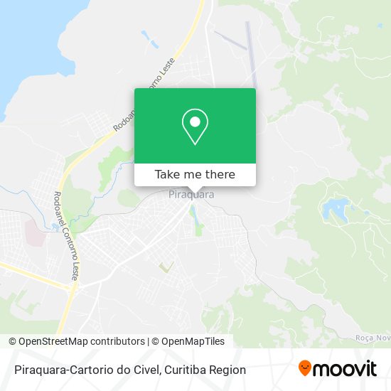 Piraquara-Cartorio do Civel map