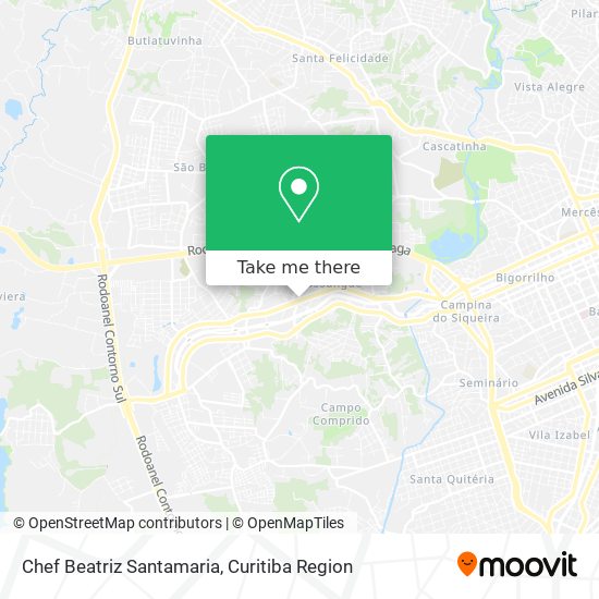 Chef Beatriz Santamaria map