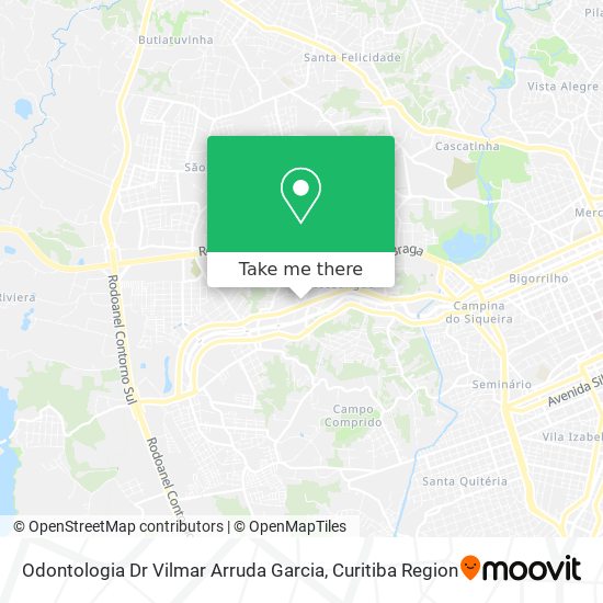 Odontologia Dr Vilmar Arruda Garcia map