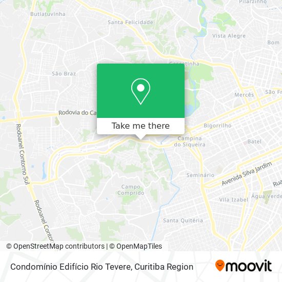 Mapa Condomínio Edifício Rio Tevere