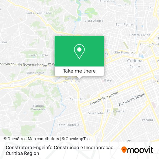 Construtora Engeinfo Construcao e Incorporacao map