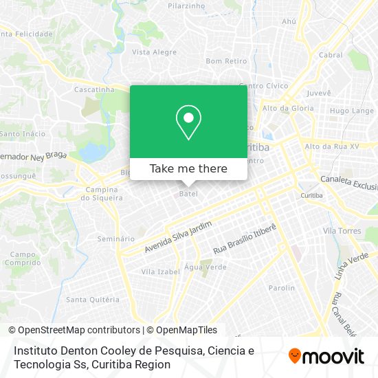Instituto Denton Cooley de Pesquisa, Ciencia e Tecnologia Ss map