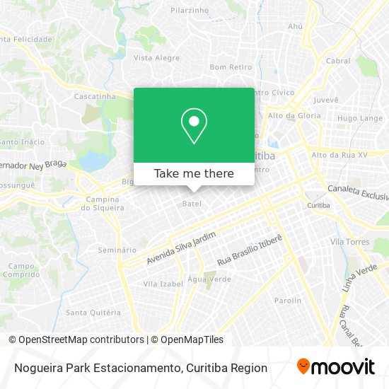 Nogueira Park Estacionamento map