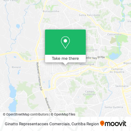 Ginatto Representacoes Comerciais map