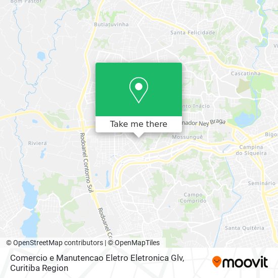 Comercio e Manutencao Eletro Eletronica Glv map