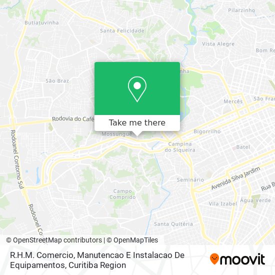 R.H.M. Comercio, Manutencao E Instalacao De Equipamentos map