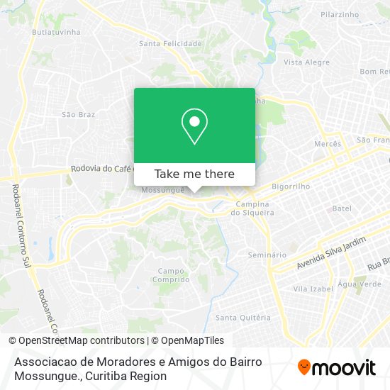 Mapa Associacao de Moradores e Amigos do Bairro Mossungue.