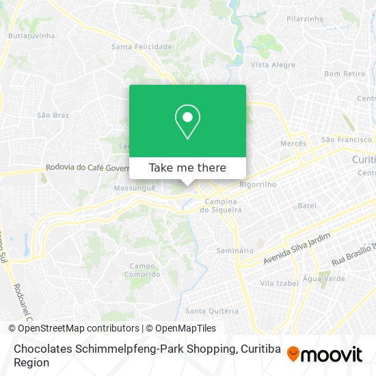 Chocolates Schimmelpfeng-Park Shopping map