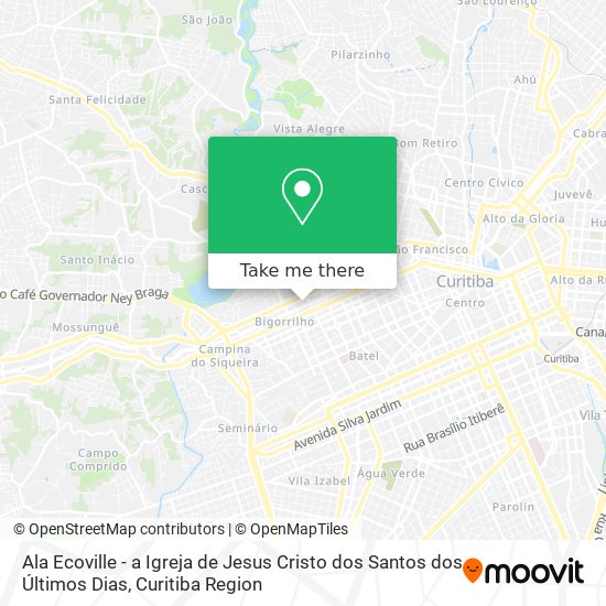 Ala Ecoville - a Igreja de Jesus Cristo dos Santos dos Últimos Dias map