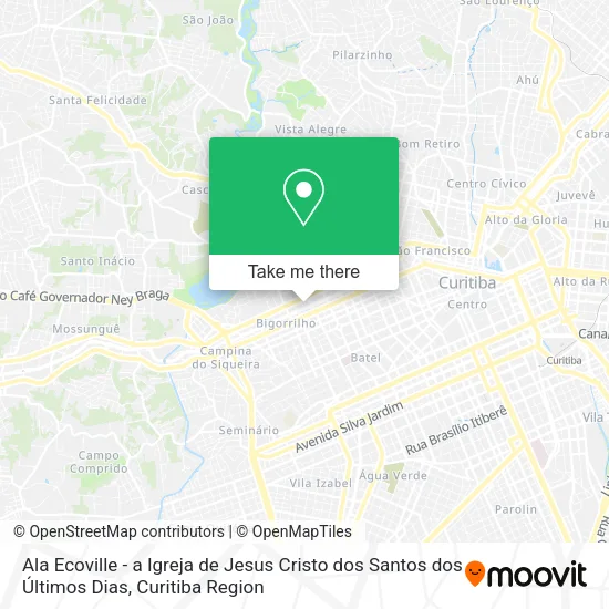 Ala Ecoville - a Igreja de Jesus Cristo dos Santos dos Últimos Dias map