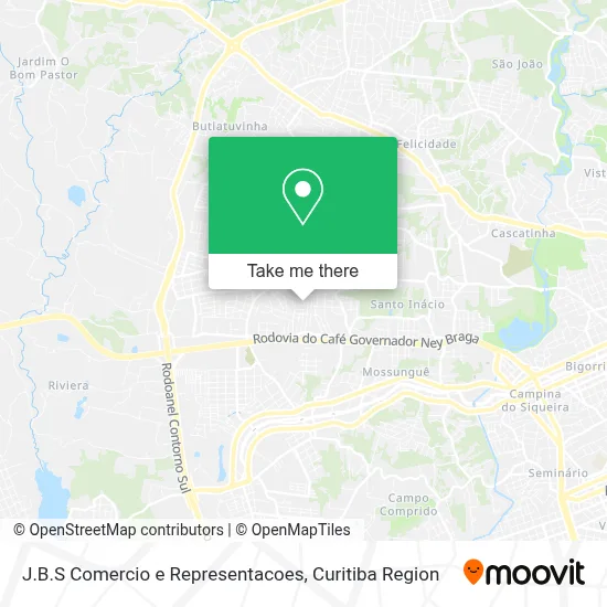J.B.S Comercio e Representacoes map