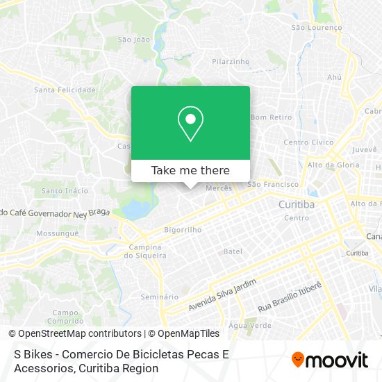 S Bikes - Comercio De Bicicletas Pecas E Acessorios map