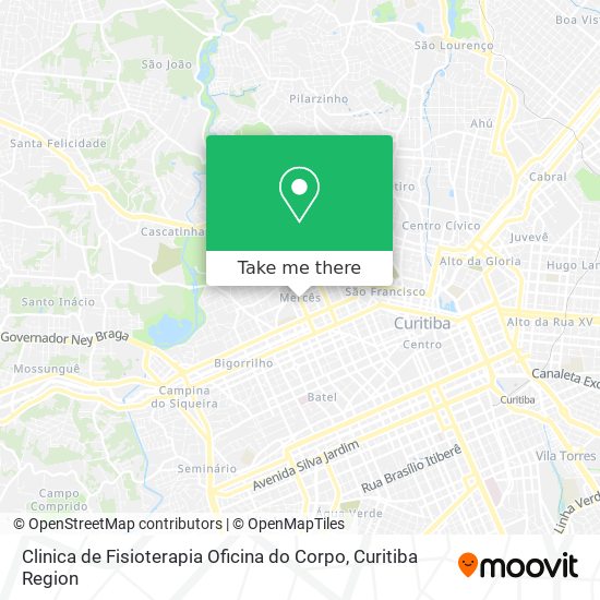 Clinica de Fisioterapia Oficina do Corpo map