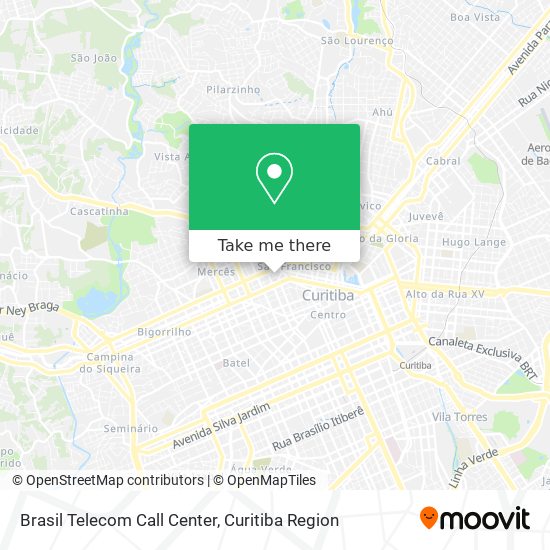 Brasil Telecom Call Center map