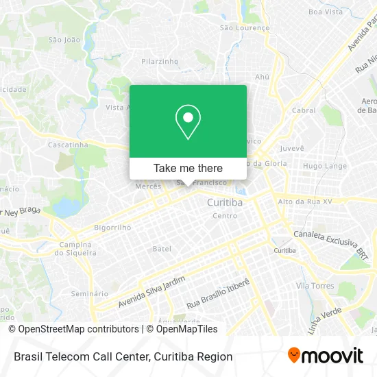 Brasil Telecom Call Center map