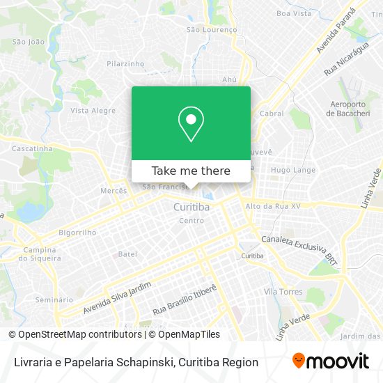 Livraria e Papelaria Schapinski map