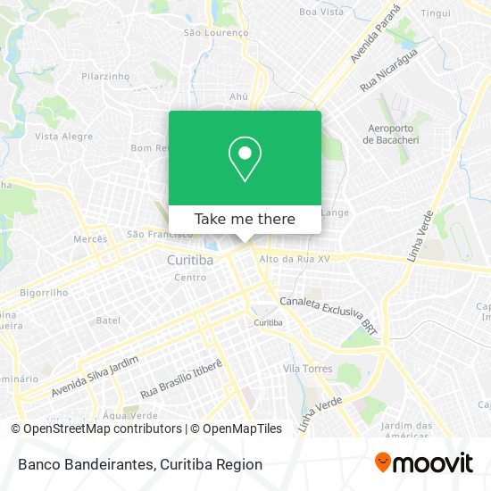 Banco Bandeirantes map