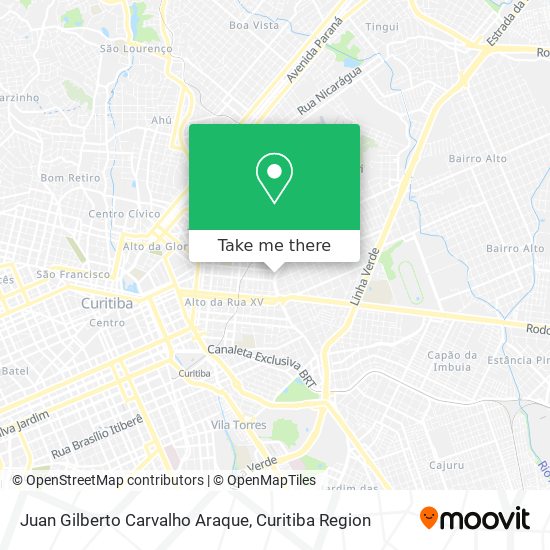 Juan Gilberto Carvalho Araque map