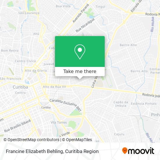 Francine Elizabeth Behling map