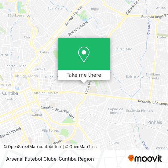 Arsenal Futebol Clube map