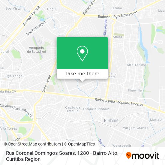 Rua Coronel Domingos Soares, 1280 - Bairro Alto map