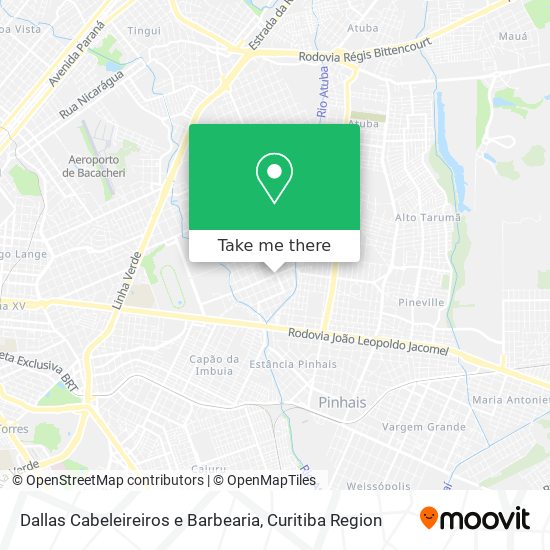 Dallas Cabeleireiros e Barbearia map