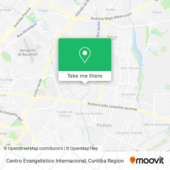 Centro Evangelístico Internacional map