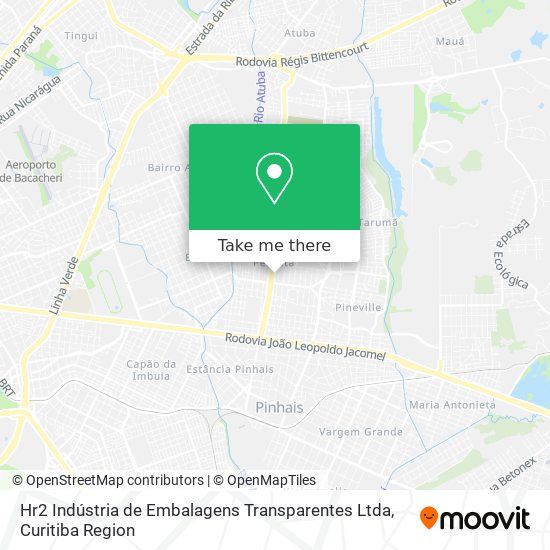 Hr2 Indústria de Embalagens Transparentes Ltda map