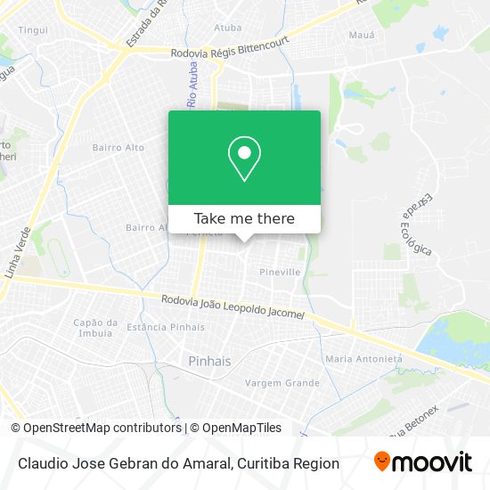 Claudio Jose Gebran do Amaral map