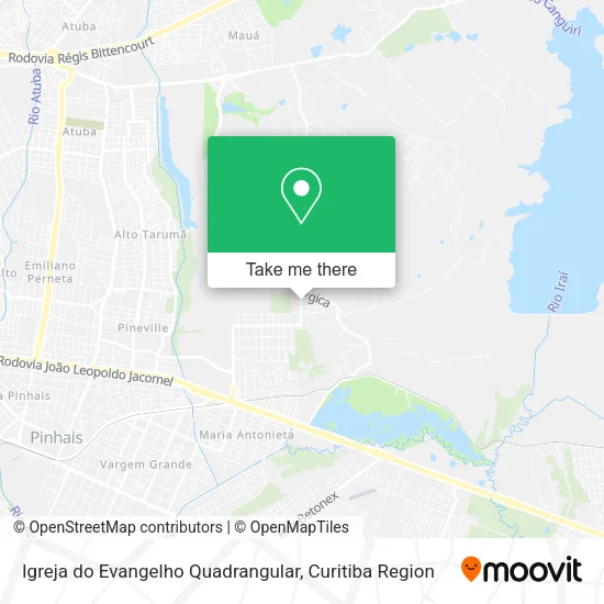 Igreja do Evangelho Quadrangular map