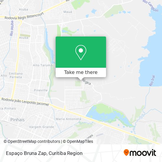 Espaço Bruna Zap map