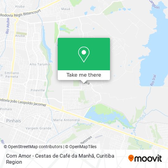 Com Amor - Cestas de Café da Manhã map