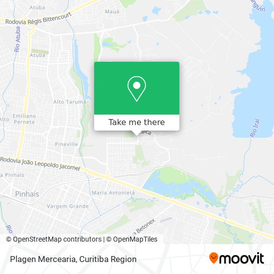 Plagen Mercearia map