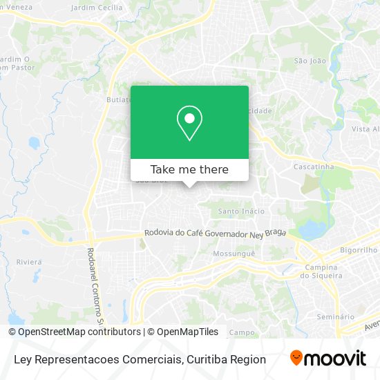 Ley Representacoes Comerciais map