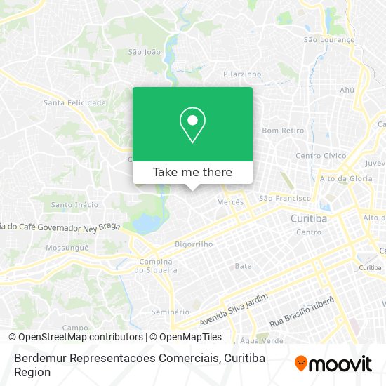 Mapa Berdemur Representacoes Comerciais