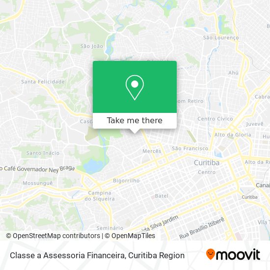 Classe a Assessoria Financeira map