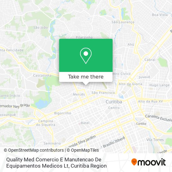Quality Med Comercio E Manutencao De Equipamentos Medicos Lt map