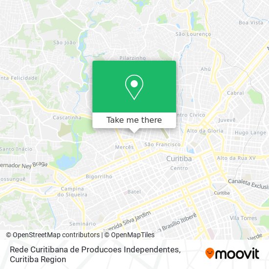 Rede Curitibana de Producoes Independentes map