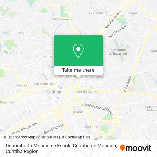 Depósito do Mosaico e Escola Curitiba de Mosaico map
