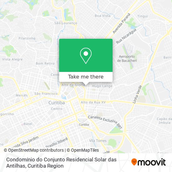 Condomínio do Conjunto Residencial Solar das Antilhas map