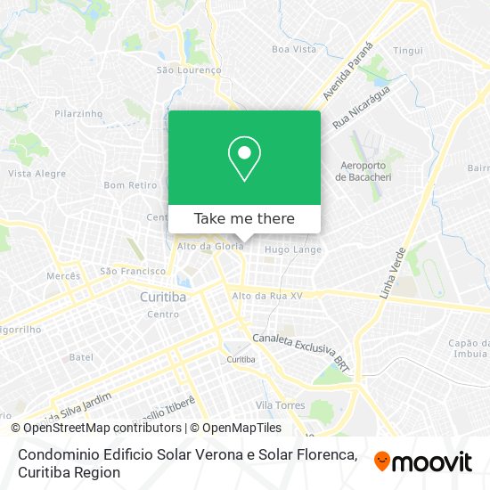 Mapa Condominio Edificio Solar Verona e Solar Florenca